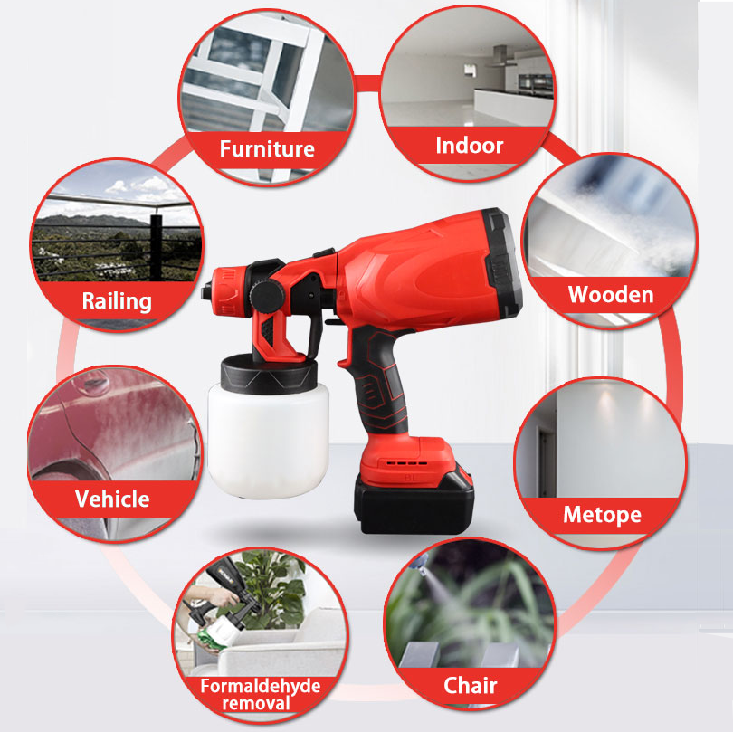 Automatic High-Pressure Paint Sprayer