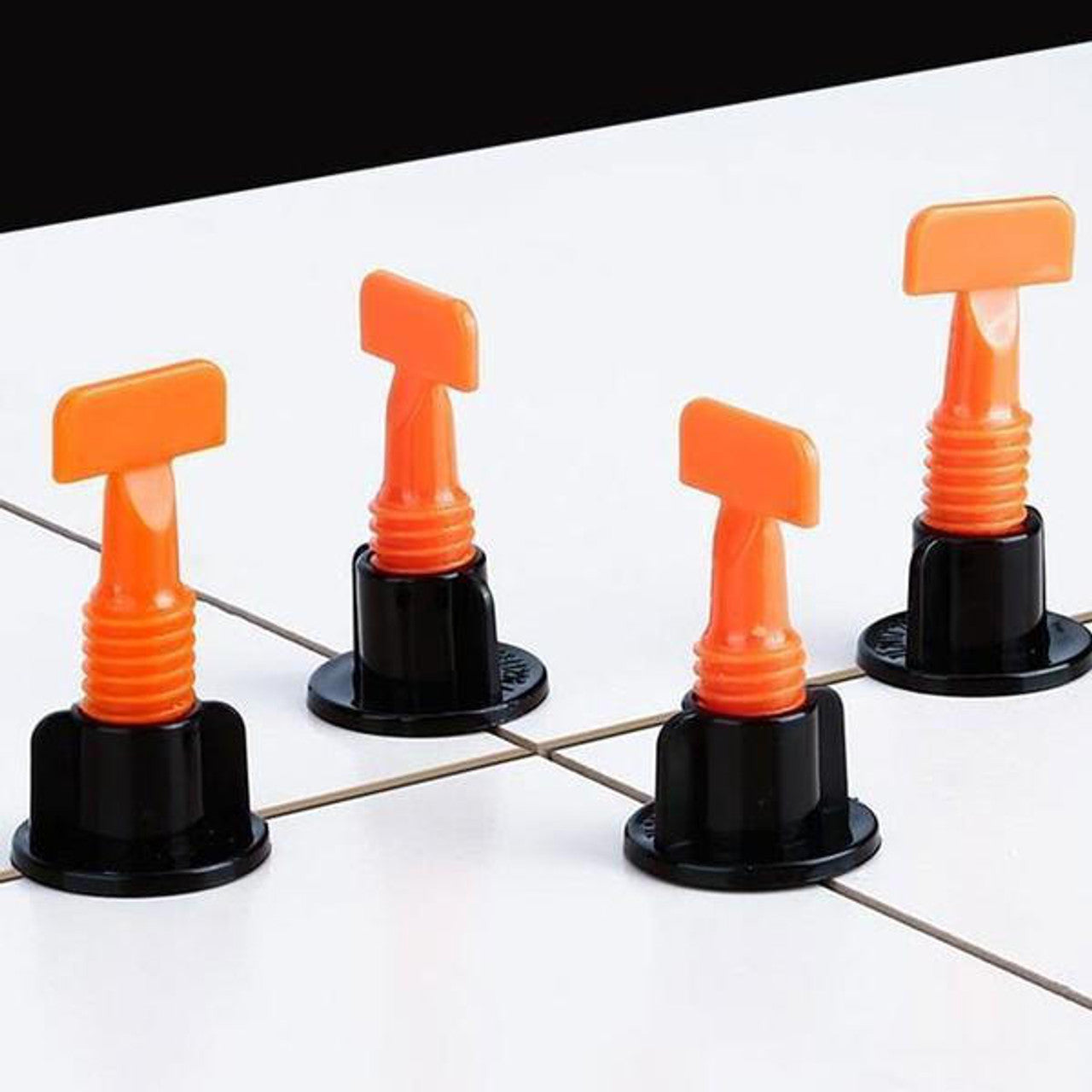 Kit de mise à niveau des carreaux réutilisable - Alignement parfait des carreaux (50 pièces)