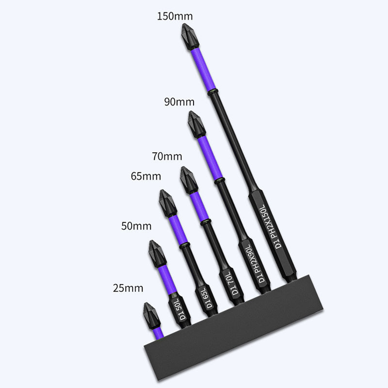 Embouts de tournevis PH2 magnétiques - antidérapants, inoxydables et ultra-durables (25-150 mm)