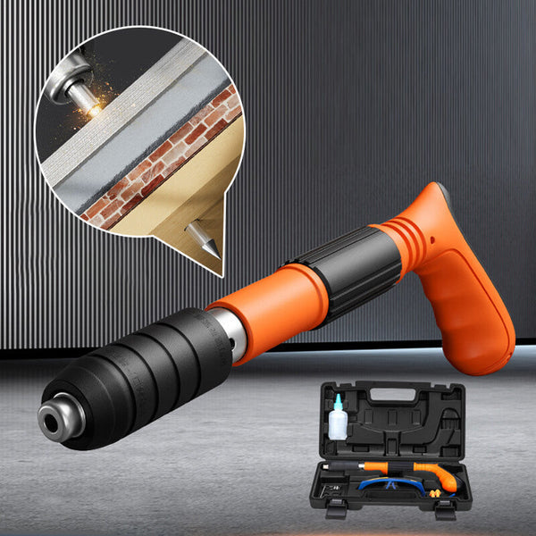 Pistolet de fixation 3 en 1 sans fil + 100 clous à béton
